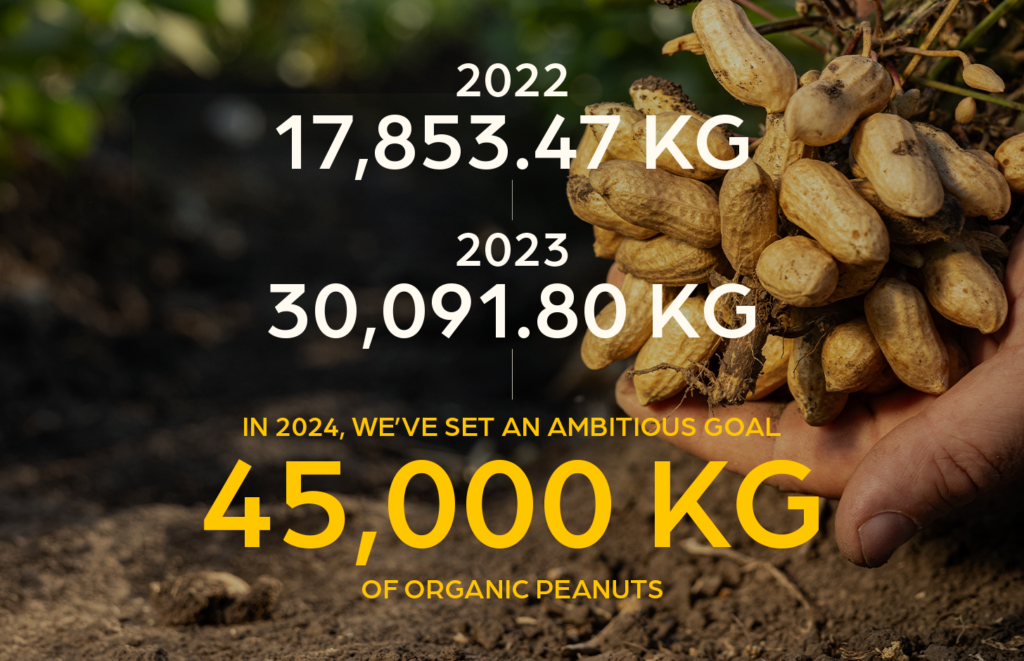 organic peanuts